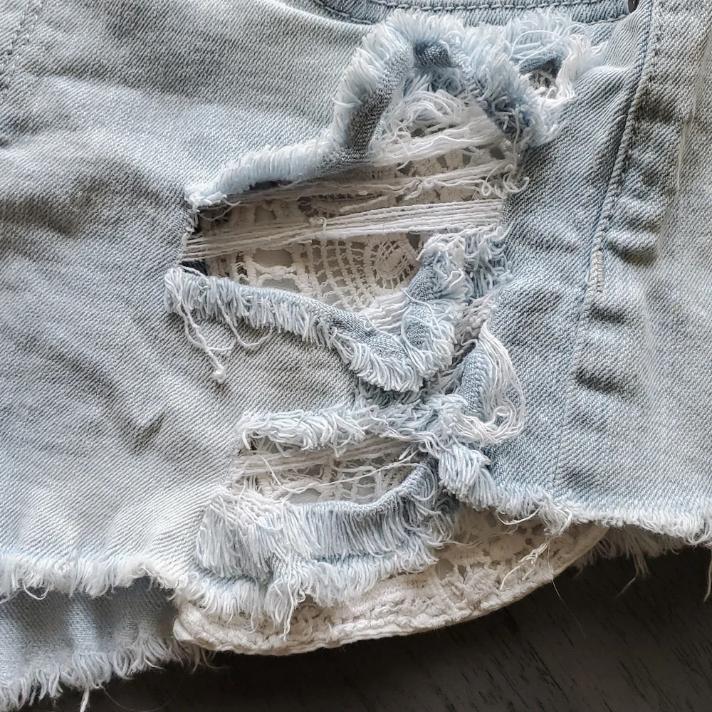 Mossimo High Rise Jean Shorts - Picture 3 of 11